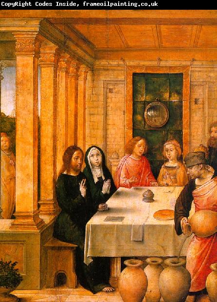 Juan de Flandes The Marriage Feast at Cana 2